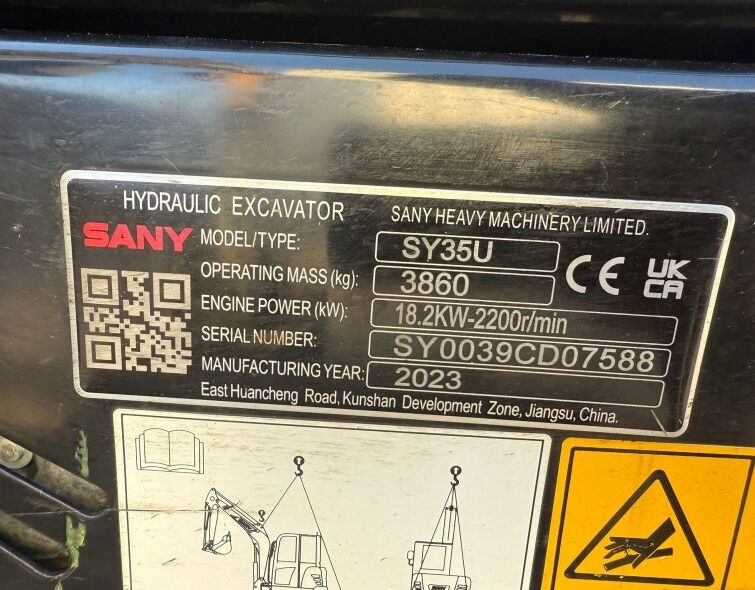 SANY  SANY SY35U ***EQUIP COMPLET--A/C***